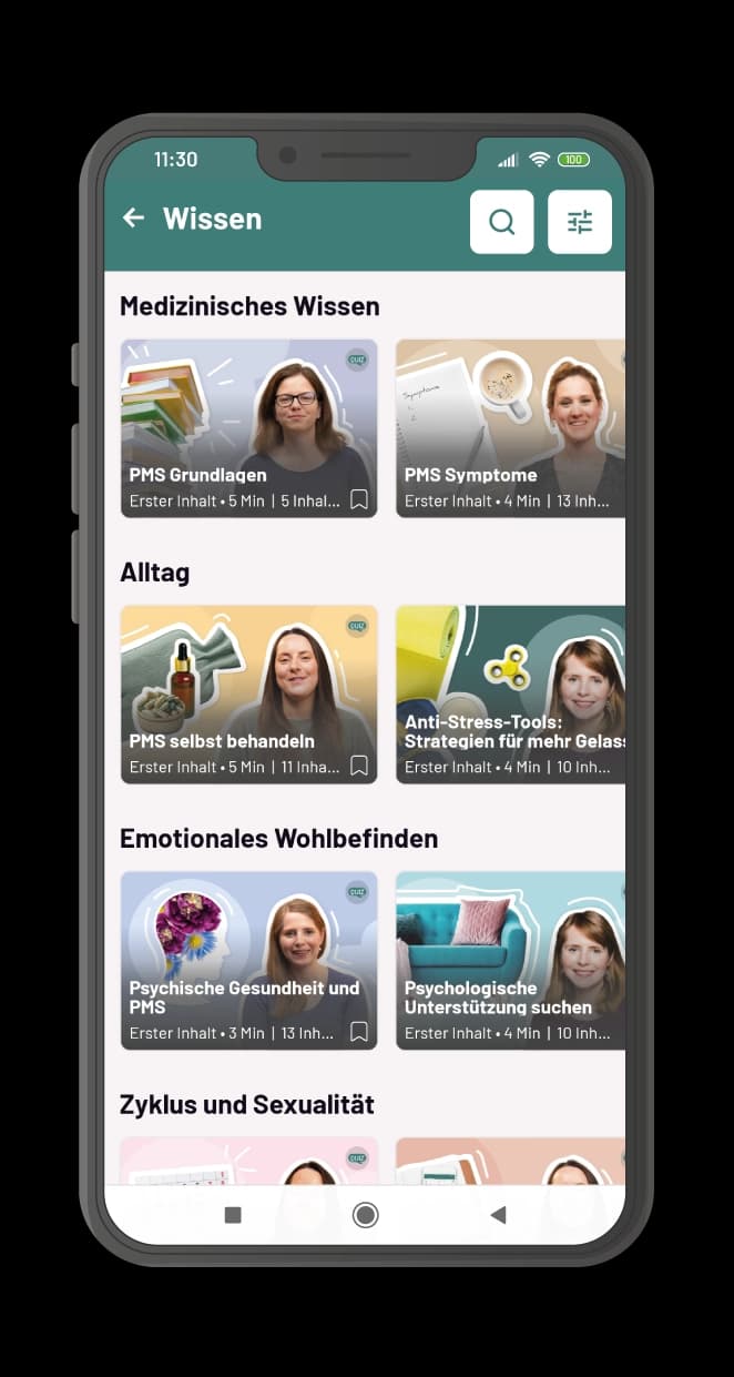 isi-App: fundiertes Wissen rund um PMS und PMDS