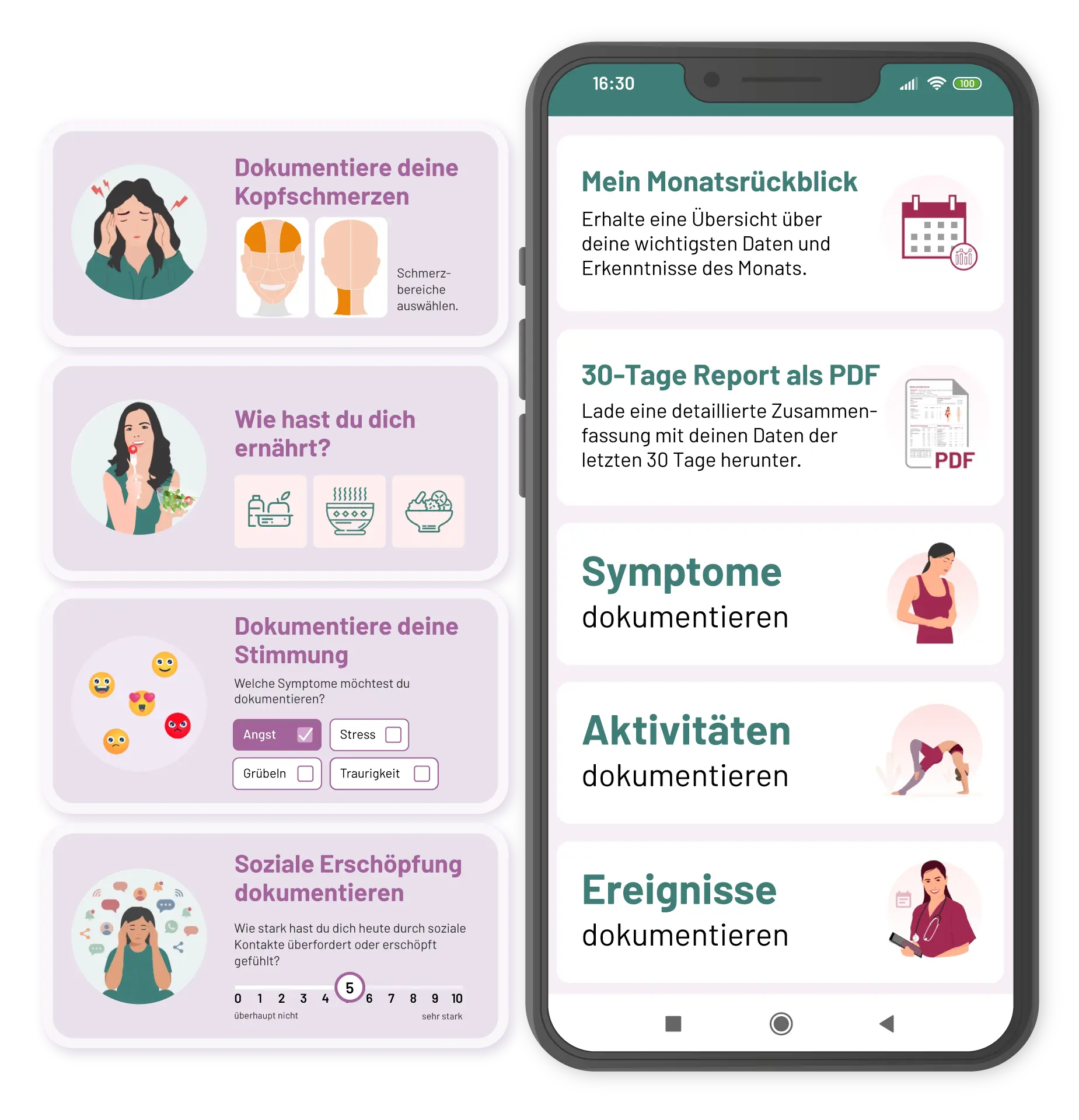 isi-App: Symptome dokumentieren und Muster erkennen